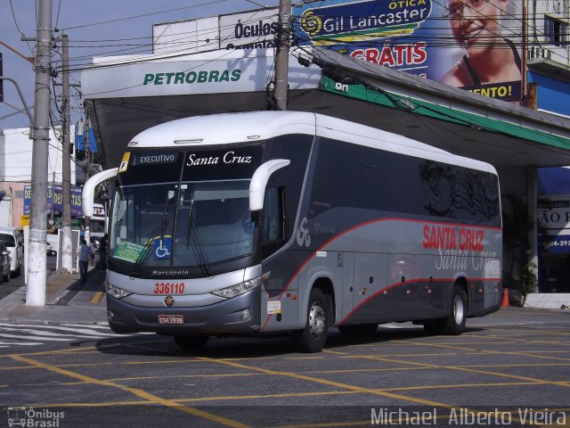 Viação Santa Cruz 336110 na cidade de Carapicuíba, São Paulo, Brasil, por Michael  Alberto Vieira. ID da foto: 4587902.