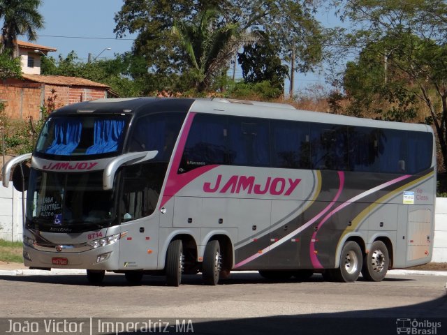 Viação Jam Joy 8714 na cidade de Imperatriz, Maranhão, Brasil, por João Victor. ID da foto: 4587066.