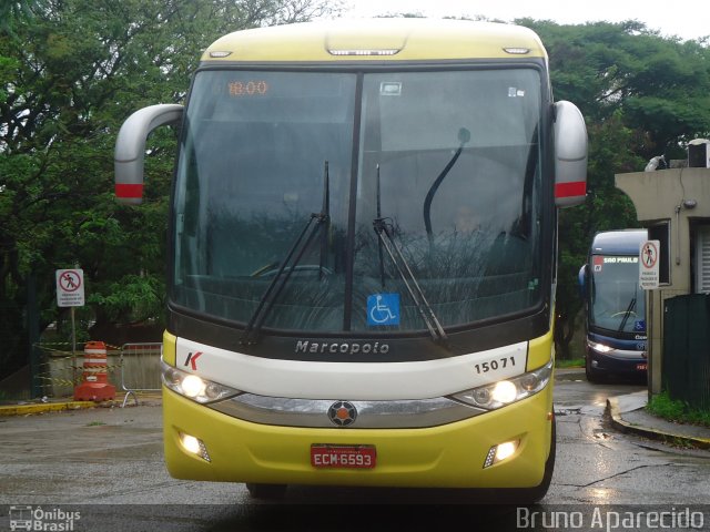 Viação Itapemirim 15071 na cidade de São Paulo, São Paulo, Brasil, por Bruno Aparecido. ID da foto: 4589536.