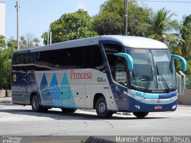 Viação Princesa dos Inhamuns 303 na cidade de Fortaleza, Ceará, Brasil, por Manoel  Santos de Jesus. ID da foto: 4588831.