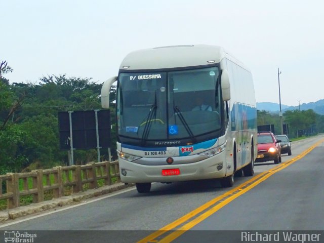 Auto Viação 1001 RJ 108.423 na cidade de Casimiro de Abreu, Rio de Janeiro, Brasil, por Richard Wagner. ID da foto: 4589979.