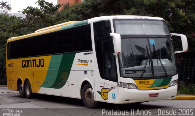 Empresa Gontijo de Transportes 11905 na cidade de São Paulo, São Paulo, Brasil, por Cristiano Soares da Silva. ID da foto: 4588689.