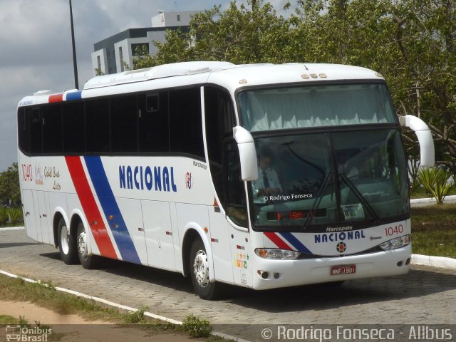Expresso Nacional de Luxo 1040 na cidade de Campina Grande, Paraíba, Brasil, por Rodrigo Fonseca. Número da foto: #4590298.