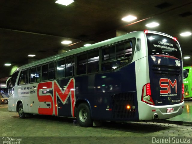 Transporte Coletivo Santa Maria 283 na cidade de Belo Horizonte, Minas Gerais, Brasil, por Daniel Souza. ID da foto: 4591653.