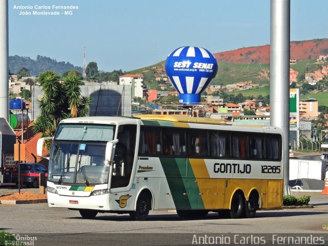 Empresa Gontijo de Transportes 12285 na cidade de João Monlevade, Minas Gerais, Brasil, por Antonio Carlos Fernandes. Número da foto: #4591534.