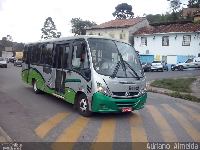 Turin Transportes 3400 na cidade de Ouro Preto, Minas Gerais, Brasil, por Adriano  Almeida. Número da foto: #4592445.