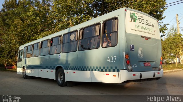 Laranjal Transportes 437 na cidade de Pelotas, Rio Grande do Sul, Brasil, por Felipe Alves. Número da foto: #4591895.