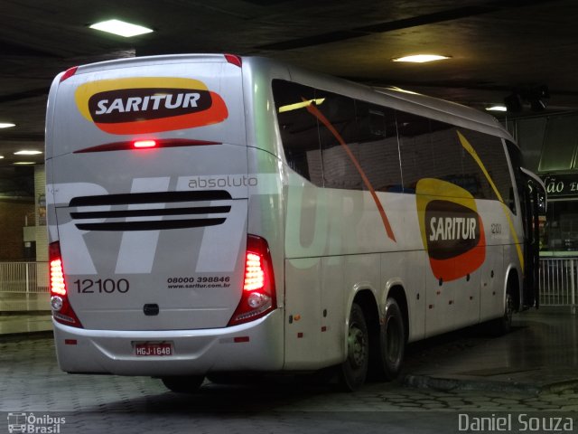 Saritur - Santa Rita Transporte Urbano e Rodoviário 12100 na cidade de Belo Horizonte, Minas Gerais, Brasil, por Daniel Souza. Número da foto: #4591661.
