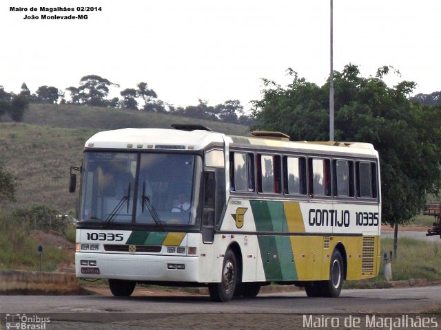 Empresa Gontijo de Transportes 10335 na cidade de Belo Horizonte, Minas Gerais, Brasil, por Mairo de Magalhães. ID da foto: 4591169.