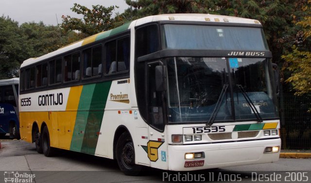 Empresa Gontijo de Transportes 15535 na cidade de São Paulo, São Paulo, Brasil, por Cristiano Soares da Silva. ID da foto: 4591168.