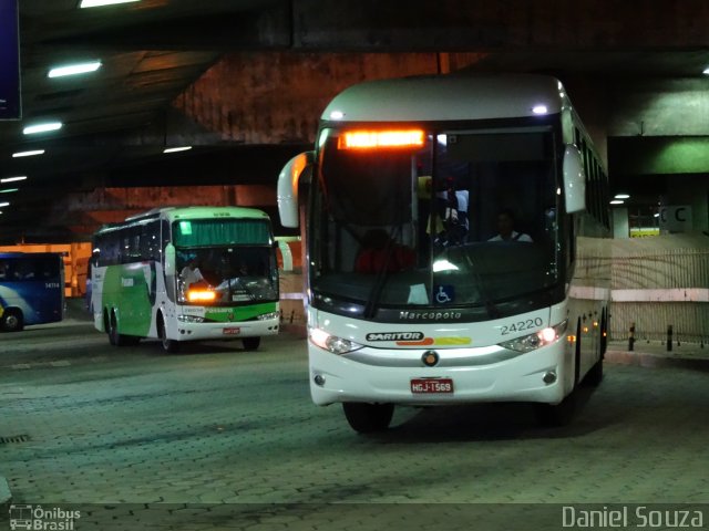 Saritur - Santa Rita Transporte Urbano e Rodoviário 24220 na cidade de Belo Horizonte, Minas Gerais, Brasil, por Daniel Souza. ID da foto: 4591658.