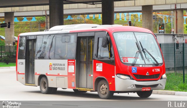 Pêssego Transportes 4 7296 na cidade de São Paulo, São Paulo, Brasil, por Ricardo Luiz. Número da foto: #4592574.