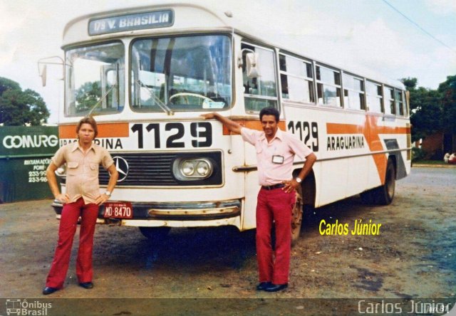 Viação Araguarina 1129 na cidade de Goiânia, Goiás, Brasil, por Carlos Júnior. Número da foto: #4591965.