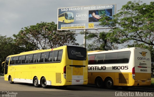 Viação Itapemirim 9021 na cidade de Vitória, Espírito Santo, Brasil, por Gilberto Martins. ID da foto: 4591963.