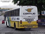 Empresa Gontijo de Transportes 9860 na cidade de João Monlevade, Minas Gerais, Brasil, por Mairo de Magalhães. ID da foto: :id.