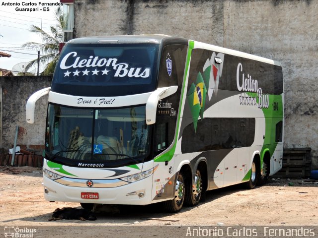 Cleiton Bus Executive 1200 na cidade de Guarapari, Espírito Santo, Brasil, por Antonio Carlos Fernandes. ID da foto: 4593794.