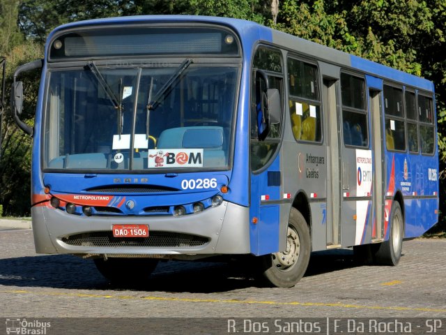 Viação Cidade de Caieiras 00286 na cidade de Franco da Rocha, São Paulo, Brasil, por Rafael Santos. ID da foto: 4594802.