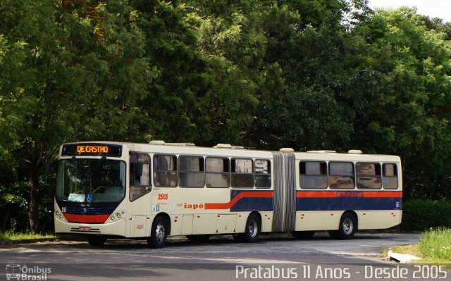 Viação Santana Iapó 2503 na cidade de Ponta Grossa, Paraná, Brasil, por Cristiano Soares da Silva. ID da foto: 4593417.