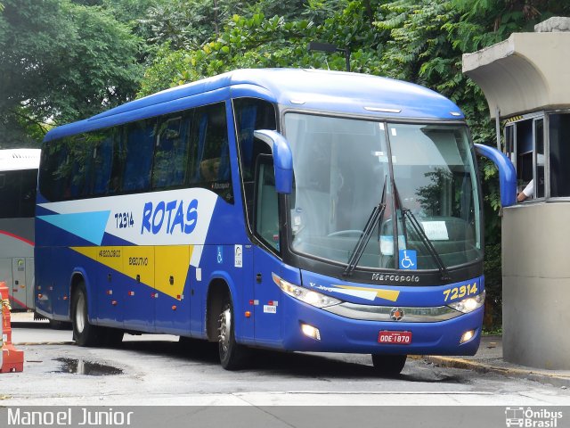 RodeRotas - Rotas de Viação do Triângulo 72314 na cidade de São Paulo, São Paulo, Brasil, por Manoel Junior. ID da foto: 4592710.