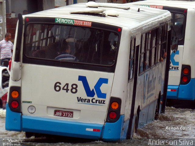 Expresso Vera Cruz 648 na cidade de Recife, Pernambuco, Brasil, por Anderson Silva. ID da foto: 4592960.