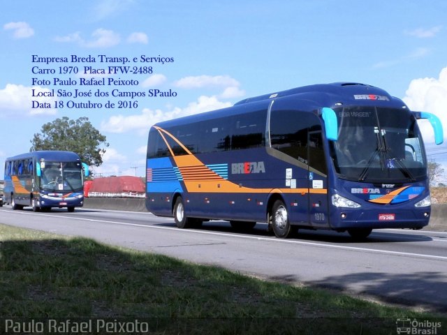 Breda Transportes e Serviços 1970 na cidade de São José dos Campos, São Paulo, Brasil, por Paulo Rafael Peixoto. Número da foto: #4592712.