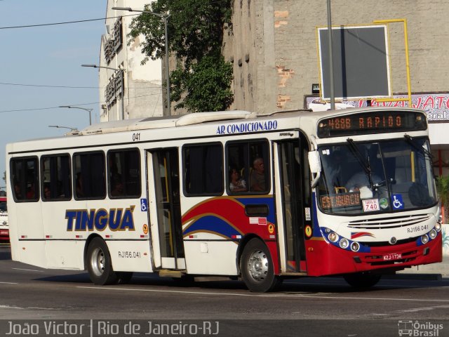 Transportadora Tinguá RJ 156.041 na cidade de Rio de Janeiro, Rio de Janeiro, Brasil, por João Victor. Número da foto: #4595020.