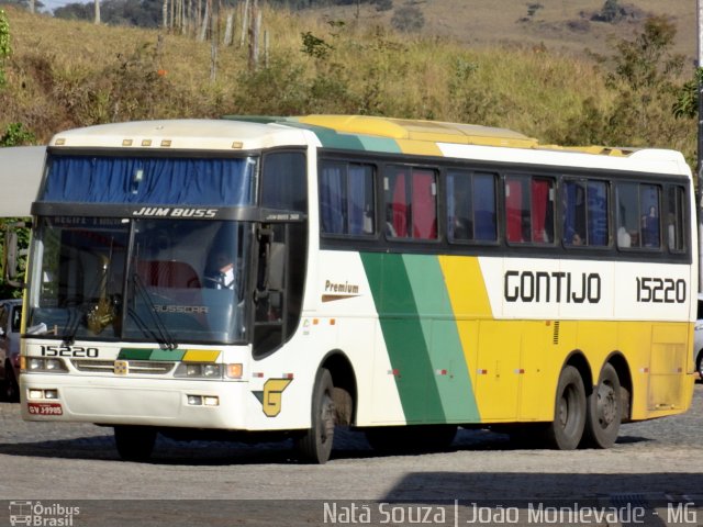 Empresa Gontijo de Transportes 15220 na cidade de João Monlevade, Minas Gerais, Brasil, por Natã  Souza. ID da foto: 4593555.