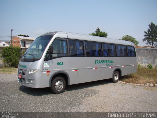 Transfrahm Transporte 503 na cidade de Curitiba, Paraná, Brasil, por Reinaldo Penha. ID da foto: 4594620.