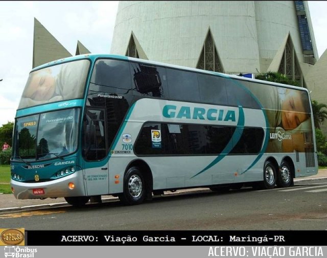 Viação Garcia 7010 na cidade de Maringá, Paraná, Brasil, por Derles Borges Pichoff. ID da foto: 4594487.