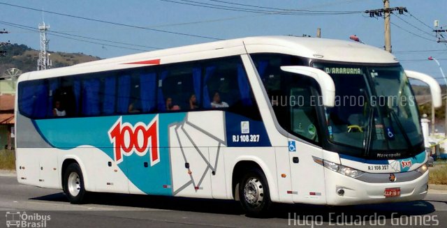 Auto Viação 1001 RJ 108.327 na cidade de Maricá, Rio de Janeiro, Brasil, por Hugo Eduardo Gomes. ID da foto: 4645852.