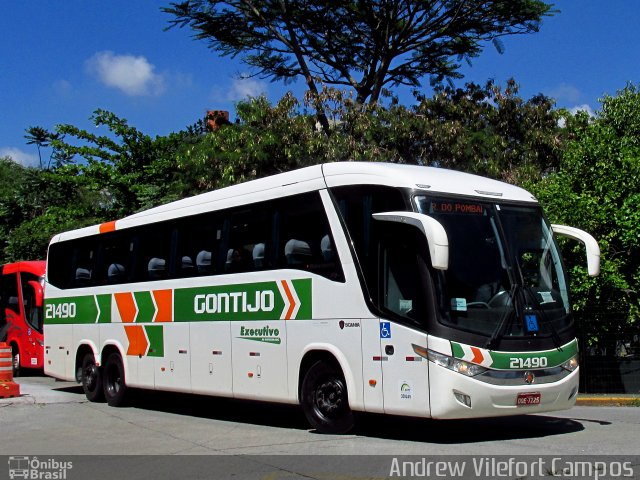Empresa Gontijo de Transportes 21490 na cidade de São Paulo, São Paulo, Brasil, por Andrew Campos. Número da foto: #4670038.