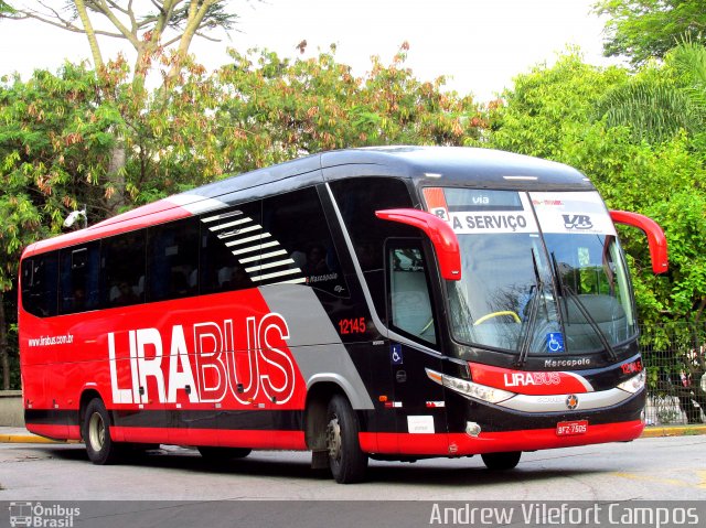 Lirabus 12145 na cidade de São Paulo, São Paulo, Brasil, por Andrew Campos. Número da foto: #4670081.