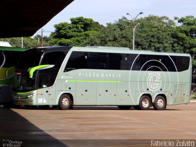 Viação Garcia 7967 na cidade de Maringá, Paraná, Brasil, por Fabricio do Nascimento Zulato. ID da foto: 4668891.