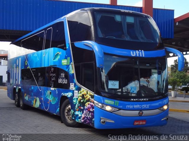 UTIL - União Transporte Interestadual de Luxo 11304 na cidade de Resende, Rio de Janeiro, Brasil, por Sergio Rodrigues de Souza. Número da foto: #4672330.