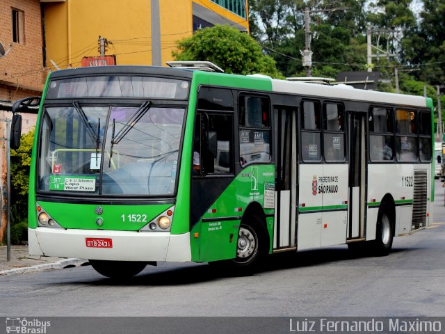 Viação Santa Brígida 1 1522 na cidade de São Paulo, São Paulo, Brasil, por Luiz Fernando Maximo. Número da foto: #4671292.