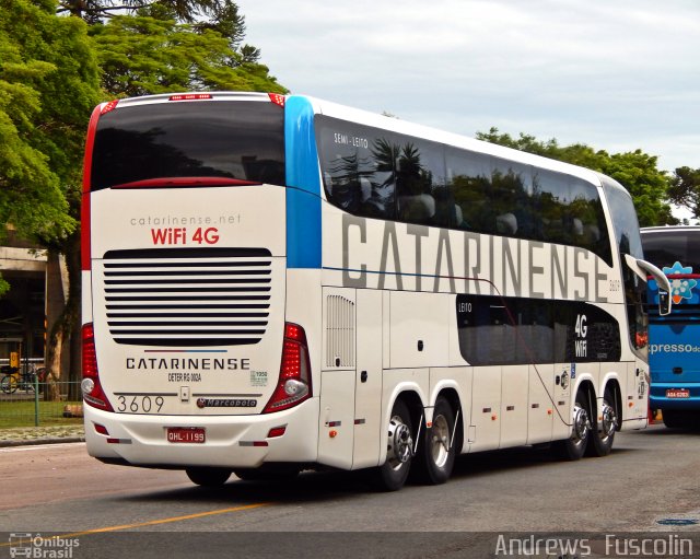 Auto Viação Catarinense 3609 na cidade de Curitiba, Paraná, Brasil, por Andrews  Fuscolin. Número da foto: #4671030.