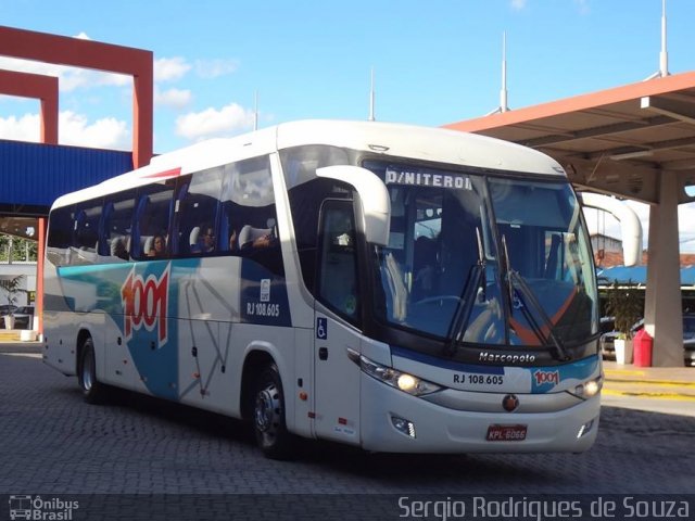 Auto Viação 1001 RJ 108.605 na cidade de Resende, Rio de Janeiro, Brasil, por Sergio Rodrigues de Souza. Número da foto: #4672279.