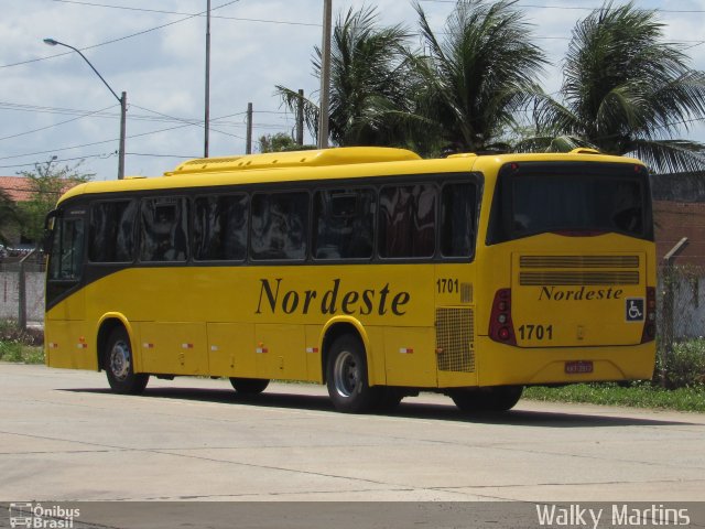 Viação Nordeste 1701 na cidade de Natal, Rio Grande do Norte, Brasil, por Walky Martins Nascimento. Número da foto: #4670516.