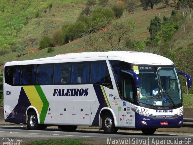 Faleiros Turismo 1500 na cidade de Aparecida, São Paulo, Brasil, por Maxwel Silva. Número da foto: #4670972.