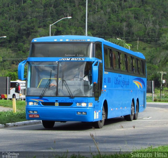 Expresso São Gonçalo 9850 na cidade de Viana, Espírito Santo, Brasil, por Saimom  Lima. Número da foto: #4671135.