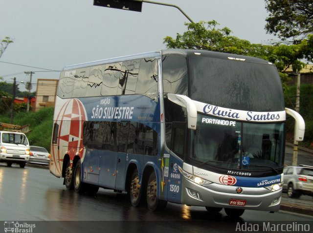 Viação São Silvestre 1500 na cidade de Belo Horizonte, Minas Gerais, Brasil, por Adão Raimundo Marcelino. Número da foto: #4672017.