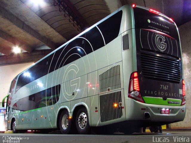 Viação Garcia 7167 na cidade de Apucarana, Paraná, Brasil, por Lucas Vieira. Número da foto: #4672310.