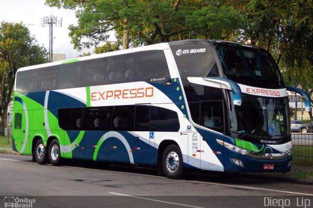 Expresso Transporte e Turismo Ltda. 3040 na cidade de Curitiba, Paraná, Brasil, por Diego Lip. Número da foto: #4673455.