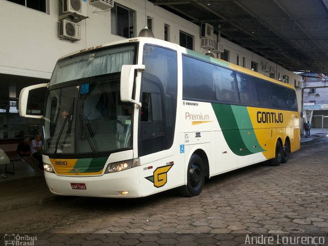 Empresa Gontijo de Transportes 11810 na cidade de Ipatinga, Minas Gerais, Brasil, por André Lourenço de Freitas. ID da foto: 4674675.