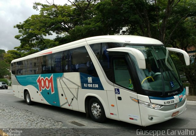 Auto Viação 1001 RJ 108.238 na cidade de Nova Friburgo, Rio de Janeiro, Brasil, por Giuseppe Carvalho. ID da foto: 4675870.