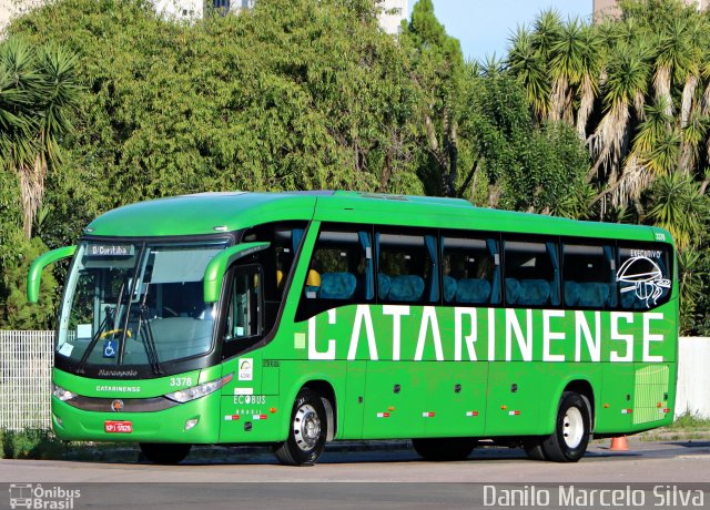 Auto Viação Catarinense 3378 na cidade de Curitiba, Paraná, Brasil, por Danilo Marcelo Silva. ID da foto: 4679441.