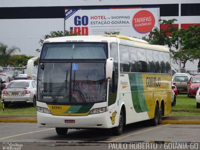 Empresa Gontijo de Transportes 12110 na cidade de Goiânia, Goiás, Brasil, por Paulo Roberto de Morais Amorim. ID da foto: 4678983.