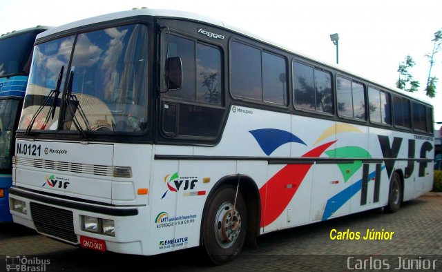 Transportes VJF N.0121 na cidade de Goiânia, Goiás, Brasil, por Carlos Júnior. Número da foto: #4679237.