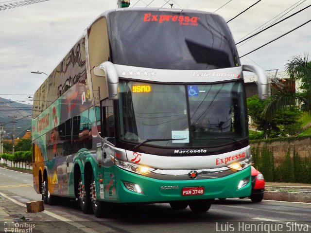 Expressa Turismo 55450 na cidade de Aparecida, São Paulo, Brasil, por Luis Henrique Silva. ID da foto: 4679705.