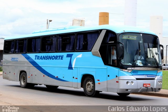 Transnorte - Transporte e Turismo Norte de Minas 46600 na cidade de Montes Claros, Minas Gerais, Brasil, por Carlos Eduardo Lopes. ID da foto: 4679490.